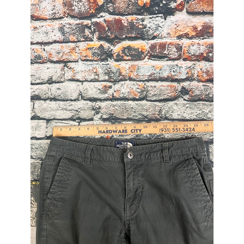 The North Face Womens 6 Regular Cargo Pants Charcoal Grey Slim Utility Hiking - Picture 6 of 9